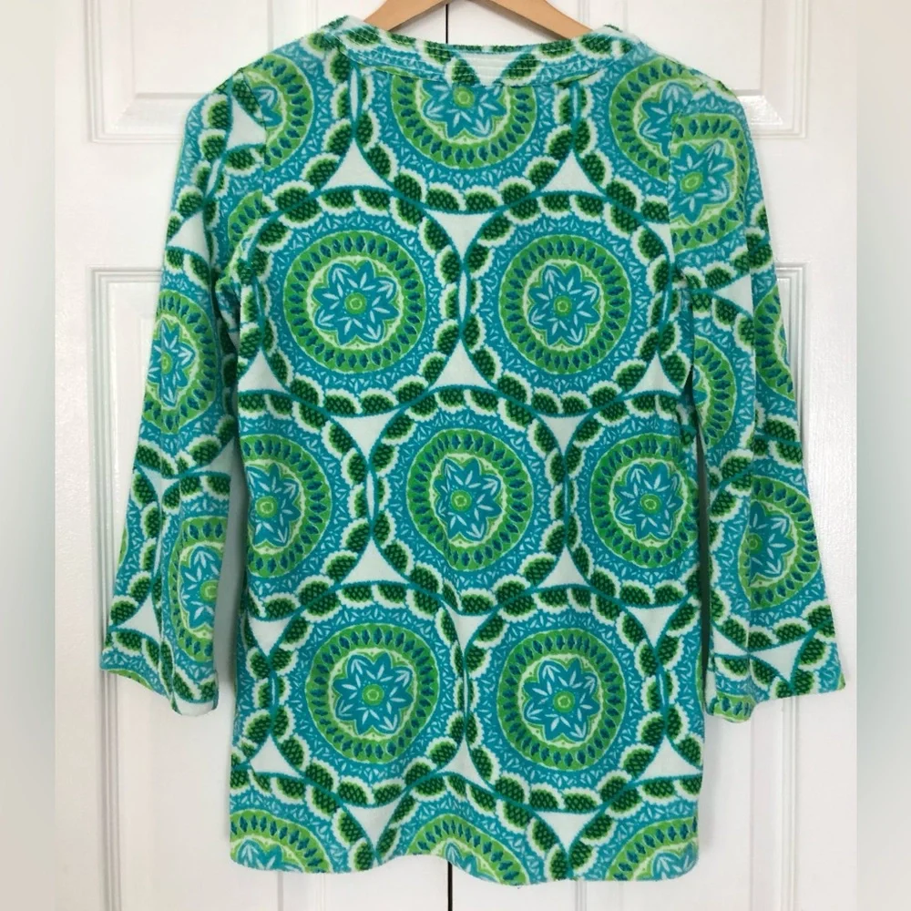 Talbots top terrycloth